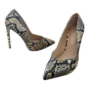 ALDO Snakeskin Pumps